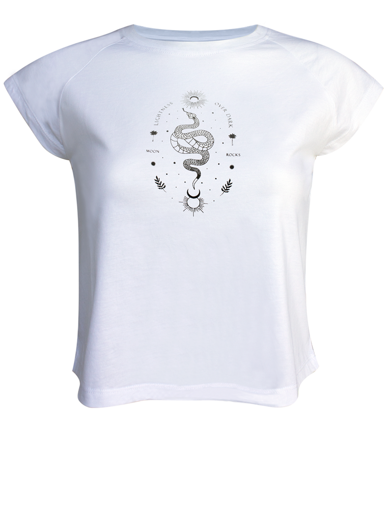 Women T-shirt Canela White Lightness