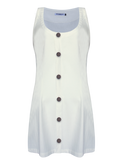 Dress Linen Suit Off White