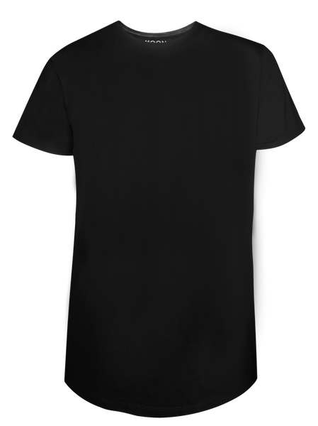 Men T-shirt 2 Plain Black