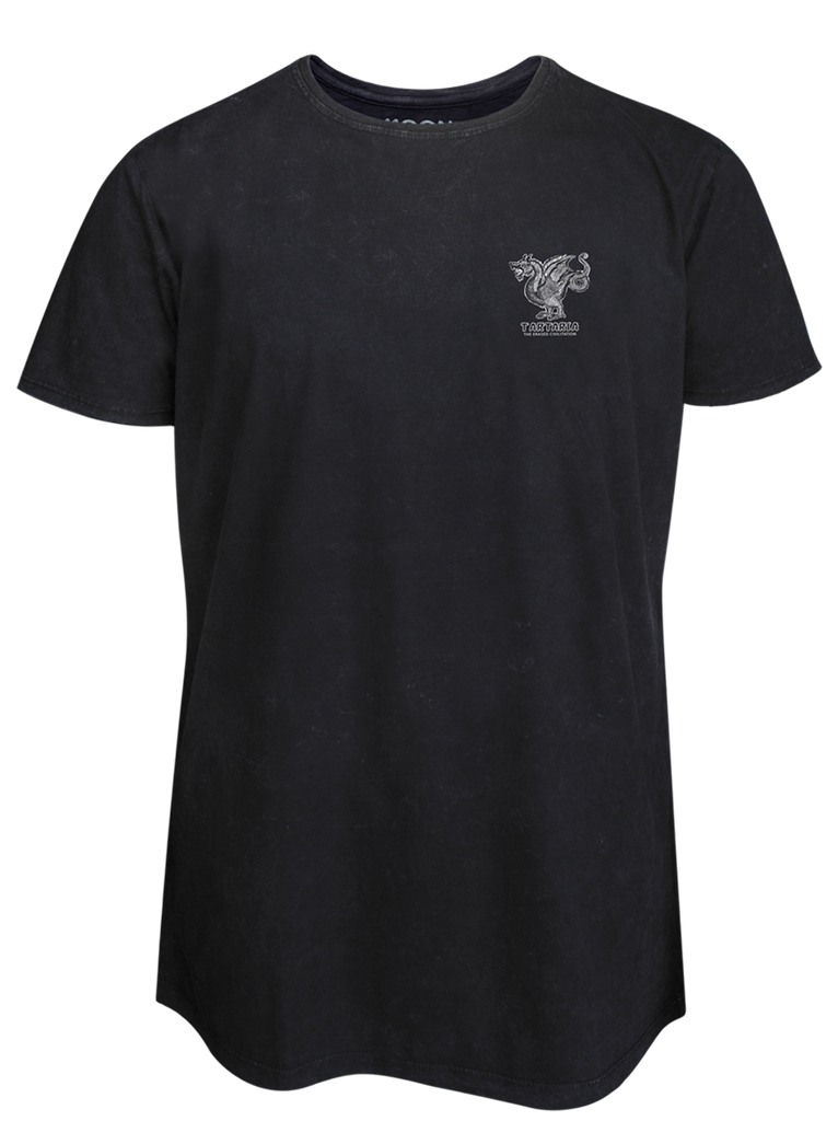 MEN T-SHIRT 2 BLACK WASH TARTARIA