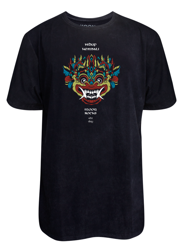 MEN T-SHIRT BLACK WASH JUMBO BARONG