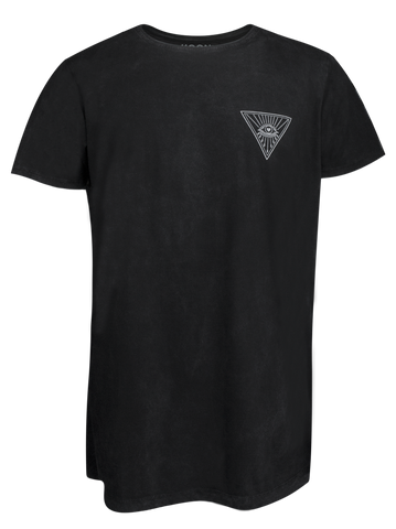 Men T-Shirt 2 Black Wash Love Eye