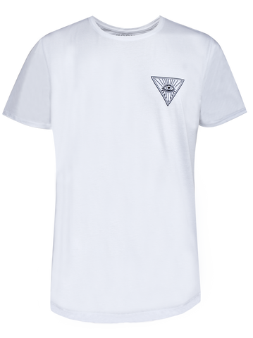 Men T-Shirt 2 White Love Eye