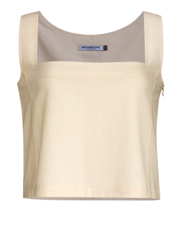 Women Tank Top Linen Manis Salmon