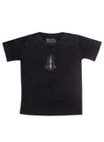 Kids T-shirt Black Wash Yogis
