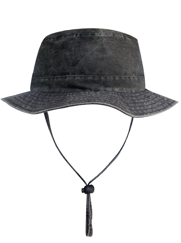 Hat Bucket Plain Black