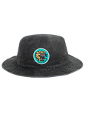 Hat Bucket Tiger Patch Black Wash