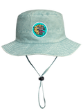 Hat Bucket Tiger Patch Green Wash