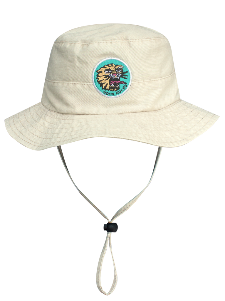 Hat Bucket Tiger Patch Cream