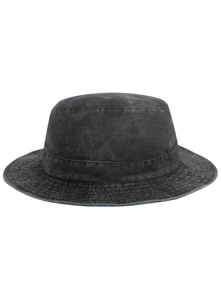 Hat Bucket Plain Black