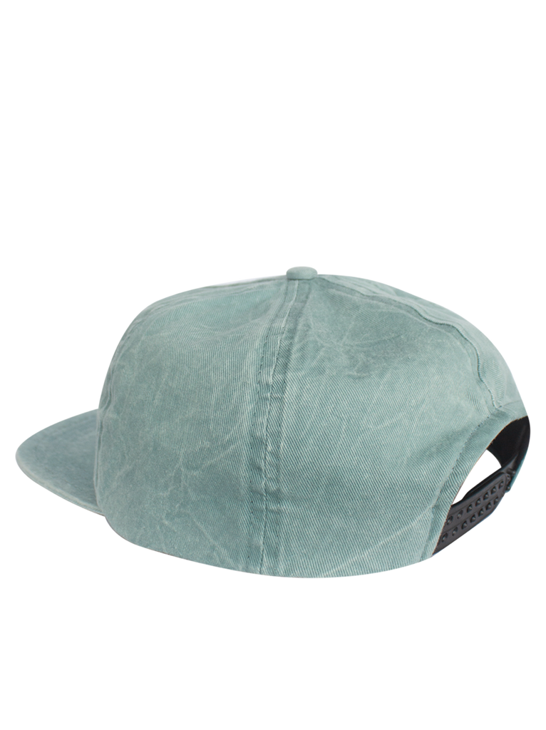 Cap Five Panel Tiger Patch Green Wash