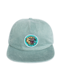 Cap Five Panel Tiger Patch Green Wash