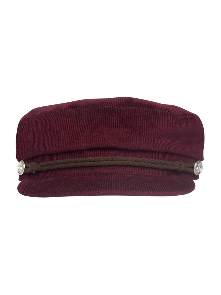 Captain Hat Rope Maroon