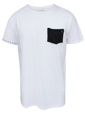Men T-Shirt White Pocket Bintang