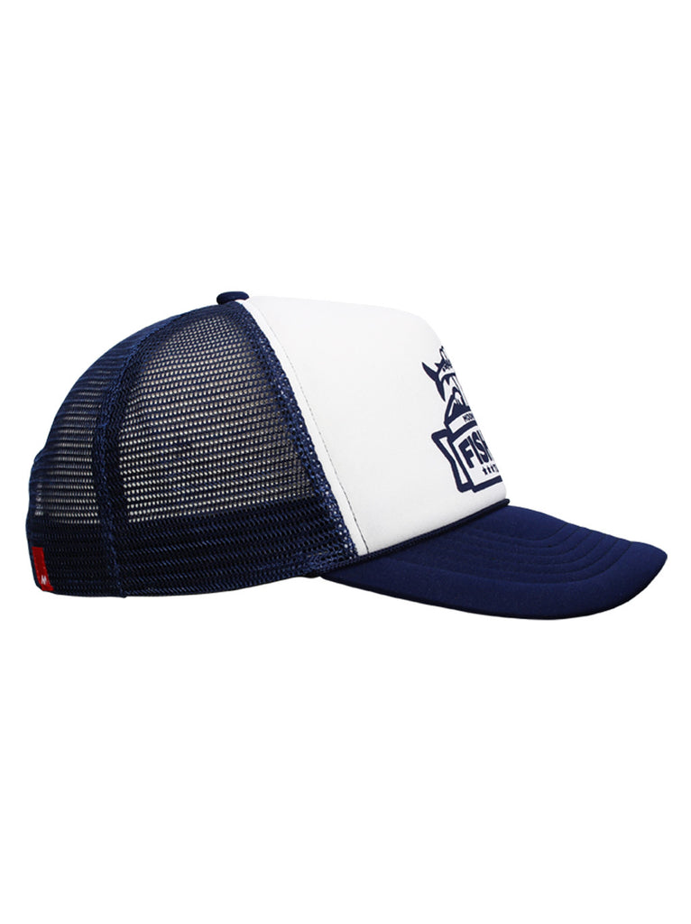 Cap Fishing team blue & white