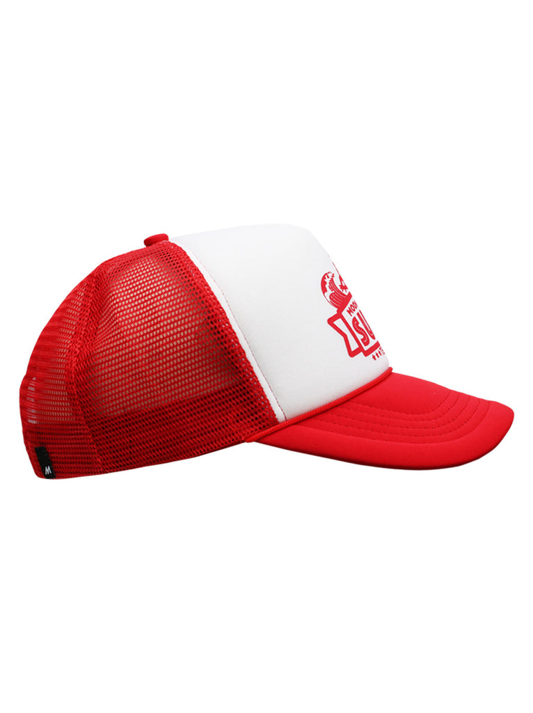 Trucker cap Surf team red & white