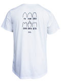 Men T-Shirt 2 White Tail Shapes