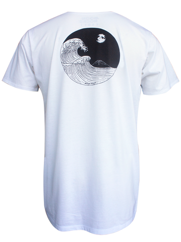 Men T-Shirt 2 White Yin Wave