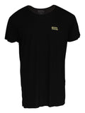 Men T-shirt Black Bamboo fabric Logo
