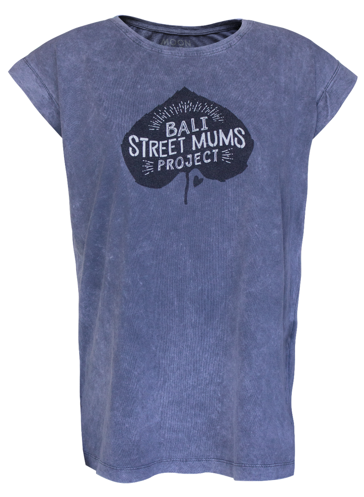 Women T-shirt Roll Wash Street Mums