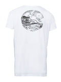 Men T-shirt White Bingin Rocks
