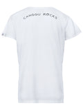 Men T-shirt White Canggu Rock Small